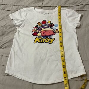 Nintendo Kirby character White Tee NWOT